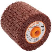 ALLSTEEL Blendex Surface Conditioning Drum, 4-1/4" Dia. x 4" W, 5/8"-11 Arbor, Coarse Grit Mukwa Safety Services