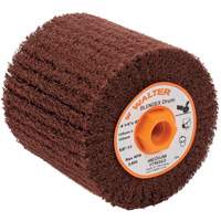 ALLSTEEL Blendex Surface Conditioning Drum, 4-1/4" Dia. x 4" W, 5/8"-11 Arbor, Medium Grit Mukwa Safety Services