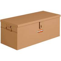 Hand Held Tool Box, 28" x 12" x 12", Steel, Tan Mukwa Safety Services