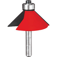 Router Bit - Chamfer Bit, 1-3/4" Dia., 1/4" Shank Mukwa Safety Services