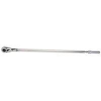 Heavy-Duty Micro-Adjustable Torque Wrench, Click, 3/4" Square Drive, 100 - 600 ft-lbs. Mukwa Safety Services