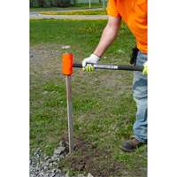 Indestructible Sledge Hammer, 14 lbs., 30", Fibreglass Handle Mukwa Safety Services