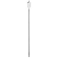 Flat Boring Bit, 3/8" Diameter, 1/4" Hex Shank, 16" Length Mukwa Safety Services