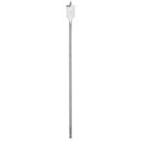 Flat Boring Bit, 7/8" Diameter, 1/4" Hex Shank, 16" Length Mukwa Safety Services