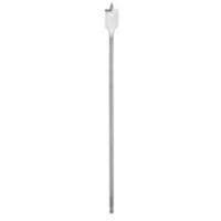 Flat Boring Bit, 1" Diameter, 1/4" Hex Shank, 16" Length Mukwa Safety Services