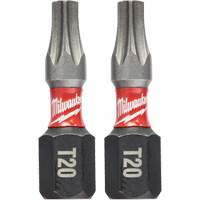 Shockwave Insert Bits, Torx, T-20, 1/4" Drive Mukwa Safety Services