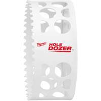 Scie-cloche Hole Dozer, 4-1/2", Profondeur de la coupe 1-5/8", Bim&eacute;tal Mukwa Safety Services
