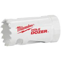 Scie-cloche Hole Dozer avec arbre, 1-1/8", Profondeur de la coupe 1-5/8", Bim&eacute;tal Mukwa Safety Services