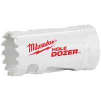 Scie-cloche Hole Dozer avec arbre, 1-1/4", Profondeur de la coupe 1-5/8", Bim&eacute;tal Mukwa Safety Services