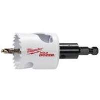 Scie-cloche Hole Dozer avec arbre, 1-3/4", Profondeur de la coupe 1-5/8", Bim&eacute;tal Mukwa Safety Services