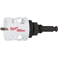 Scie-cloche Hole Dozer avec arbre, 2", Profondeur de la coupe 1-5/8", Bim&eacute;tal Mukwa Safety Services