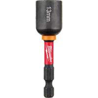 Tourne-&eacute;crou Shockwave Impact Duty, Embout 1/4", Prise 13 mm, 2-9/16" lo, Magn&eacute;tique Mukwa Safety Services