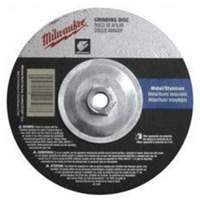 Meule, 7" x 1/4", Arbre 5/8", Oxyde d'aluminium, Type 27 Mukwa Safety Services