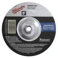 Meule, 7" x 1/4", Arbre 5/8"-11, Oxyde d'aluminium, Type 27 Mukwa Safety Services