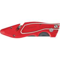 Fastback Flip Utility Knife, 2" Blade, Carbon Steel Blade, Metal Handle Mukwa Safety Services