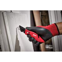 Fastback Flip Utility Knife, 2" Blade, Carbon Steel Blade, Metal Handle Mukwa Safety Services