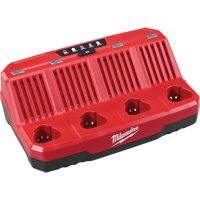 M12 Four Bay Sequential Charger, 12 V, Lithium-Ion Mukwa Safety Services