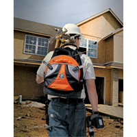 Organiseur de sac &agrave; dos d'&eacute;lectricien Tradesman Pro, 14" lo x 7" la, Noir, Balistique Mukwa Safety Services