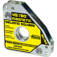 Magnetic Welding Squares, 7-5/8" L x 3/4" W x 3-3/4" H, 60 lbs. Mukwa Safety Services