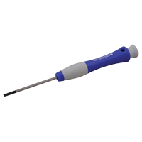 Slotted Screwdriver, 5/32" Tip, Round, 6-1/2" L, Plastic Handle Mukwa Safety Services