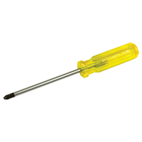 Phillips Screwdriver, #3, 10" L, Plastic Handle Mukwa Safety Services
