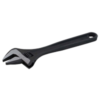 Adjustable Wrench, 4-1/2" L, .55" Max Width, Black Oxide Mukwa Safety Services