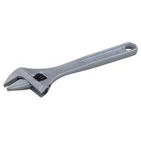 Adjustable Wrench, 6" L, 1" Max Width, Plain Mukwa Safety Services