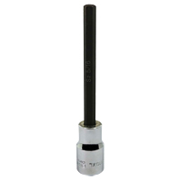 Socket, Hex, 5/16" x 5" L, 1/2" Square Drive Drive Mukwa Safety Services