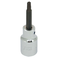 Socket, Torx&reg;, T-27 x 3" L, 1/2" Square Drive Drive Mukwa Safety Services