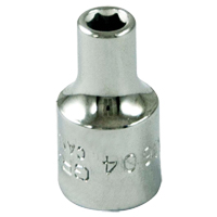 Douille, 4 mm, Prise 1/4", 6 pans Mukwa Safety Services