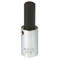 Bit Socket, 10 mm x 2-1/5" L, 3/8" Drive Mukwa Safety Services