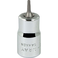 Douille &agrave; embout, Torx, T8 x 2-1/8" lo, Prise 3/8" Mukwa Safety Services