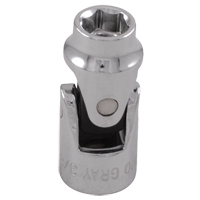 Universal Joint Socket, 3/8" Drive, 6 Points Mukwa Safety Services