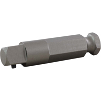 Male Square End Hex Drive Extension, 3/8" Drive, 3" L Mukwa Safety Services
