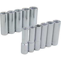 Jeu de douilles, 11 Mcx, Prise de 3/8", Profond Mukwa Safety Services