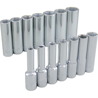 Jeu de douilles, 14 Mcx, Prise de 3/8", Profond Mukwa Safety Services