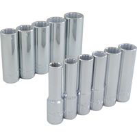 Jeu de douilles, 11 Mcx, Prise de 3/8", Profond Mukwa Safety Services