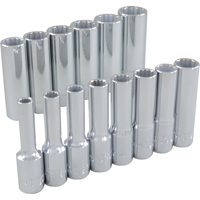 Jeu de douilles, 14 Mcx, Prise de 3/8", Profond Mukwa Safety Services
