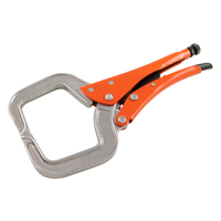 Locking Pliers, 11-1/4" Length, C-Clamp Mukwa Safety Services