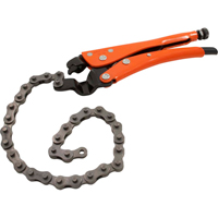 Locking Chain Clamp Pliers, 10" Length, Omnium Grip Mukwa Safety Services