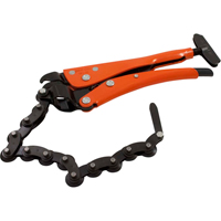 Locking Chain Clamp Pliers, 10-1/2" Length, Omnium Grip Mukwa Safety Services