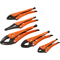 Locking Plier Set, 5 Pieces Mukwa Safety Services