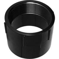 Adaptateur femelle, Noeud x FPT, 3" dia., Plastique Mukwa Safety Services