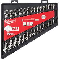Wrench Set, Combination, 15 Pieces, Metric Mukwa Safety Services