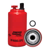 BF46065-SPS Fuel/Water Separator Spin-on with Drain, Sensor Port and Reusable Sensor Mukwa Safety Services