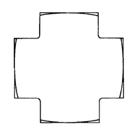 Cross 1/8" NPT Mukwa Safety Services