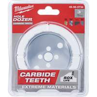 Scie &agrave; bouteur Hole Dozer avec dents au carbure, 3", Profondeur de la coupe 1-63/100", Carbure Mukwa Safety Services