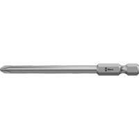 Screwdriver Power Bit, Phillips, PH 2 Tip, 1/4" Drive Size, 6" Length Mukwa Safety Services