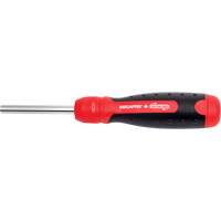Ratcheting Tamperproof Screwdriver, 8-1/2" L, Cushion Grip Handle Mukwa Safety Services
