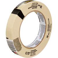 Scotch&reg; Contractor Grade Masking Tape 2020, 18 mm (3/4") x 55 m (180'), Beige Mukwa Safety Services